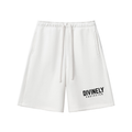White Divinely Protected Essential Heavyweight Fleece Shorts