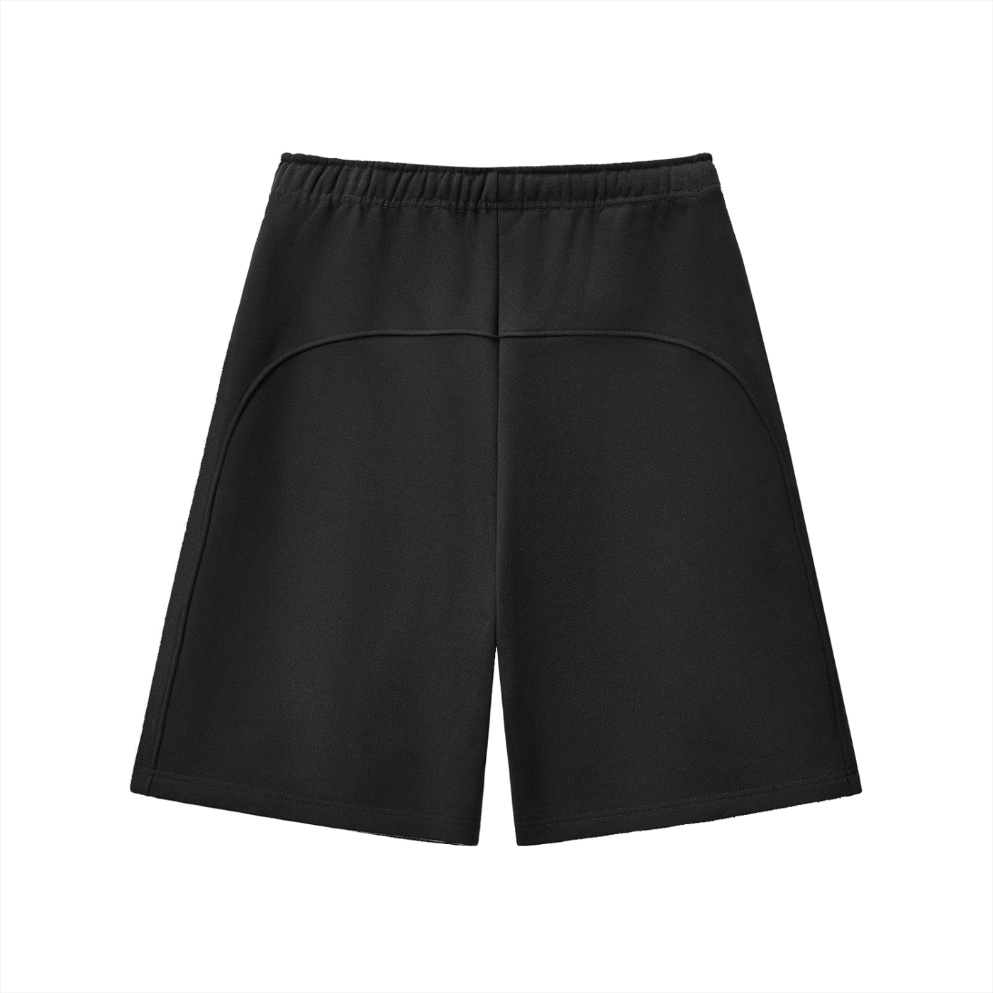 Black Divinely Protected Essential Heavyweight Fleece Shorts