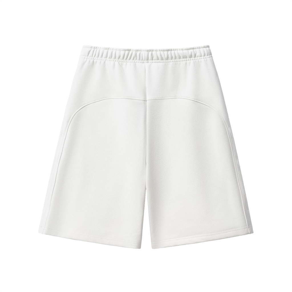 White Divinely Protected Essential Heavyweight Fleece Shorts